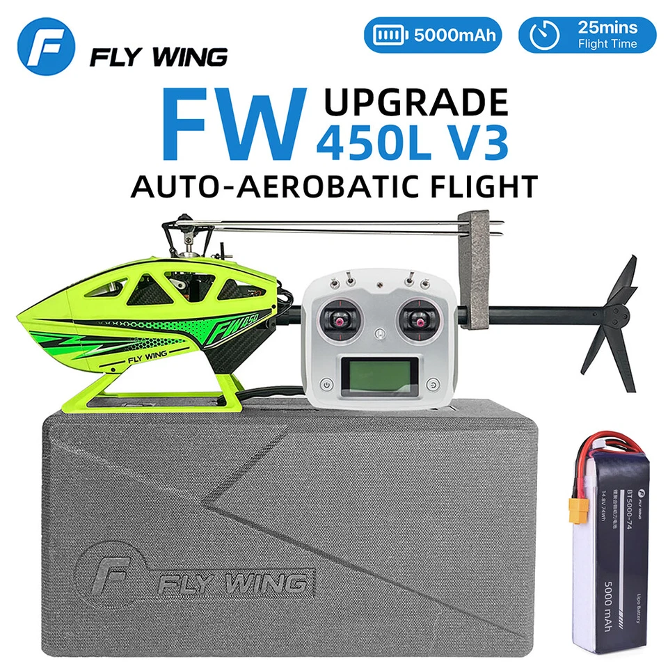 Fly Wing FW450L V3 6CH GPS 3D ACE Fluglotse Hovering RC RTF Hubschrauber
