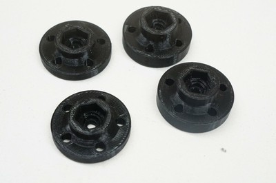 Tamiya Clod Buster Wheel adapters Axial 