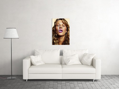 Affiche art mural Gisele Bundchen mode brésilienne top model - AFFICHE 20x30 - Photo 2 sur 4