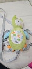 Carters Owl Plush Child Harness Toddler Leash Baby Child of Mine 12" Buddy I