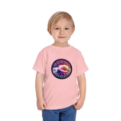 Moody Thoughts Purple Galaxy Toddler Short Sleeve Shirt/ Tee/ T-shirt - Picture 18 of 21