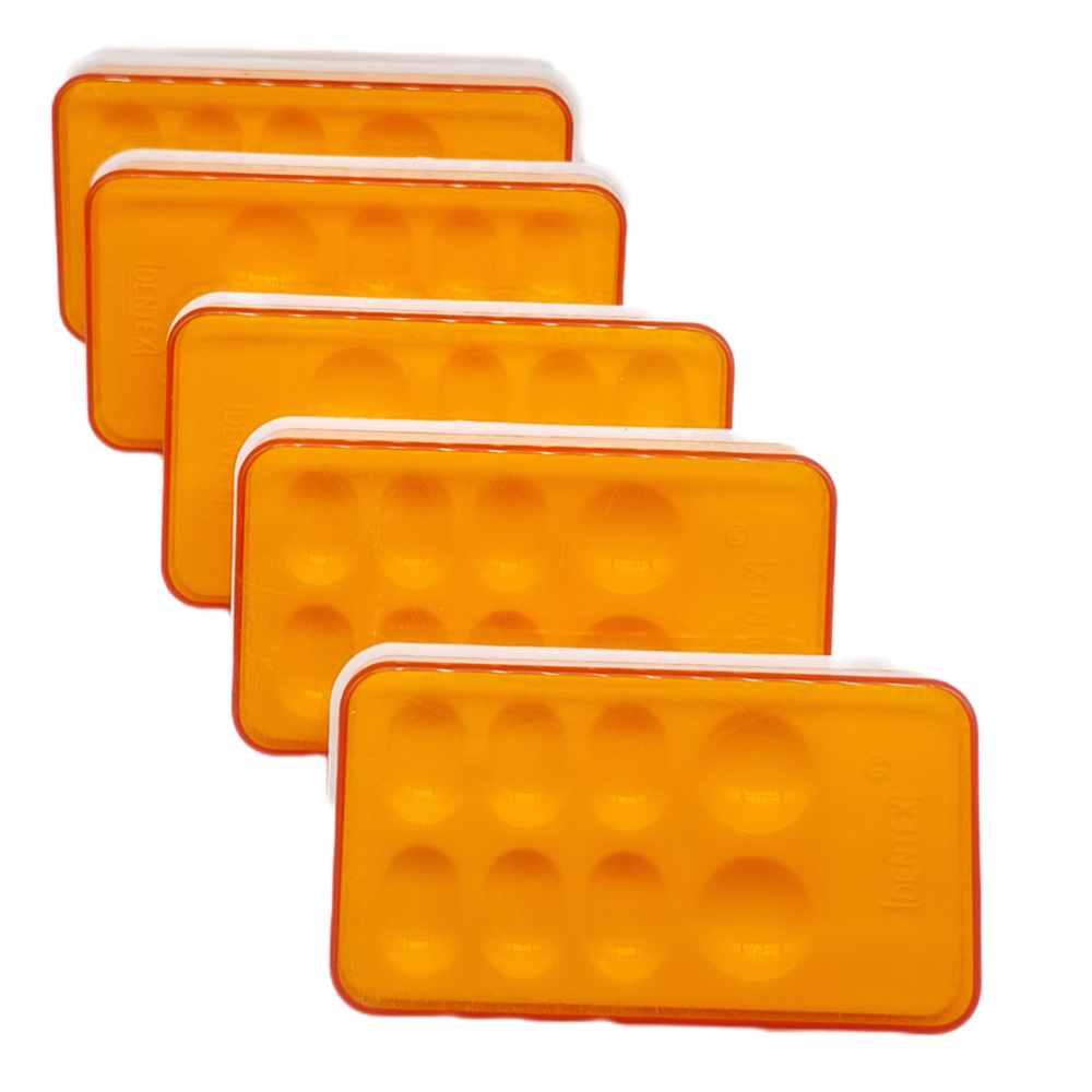 オレンジ×2枚 5Pcs Dental Composite Resin For Mixing Type Orange Cover Anti