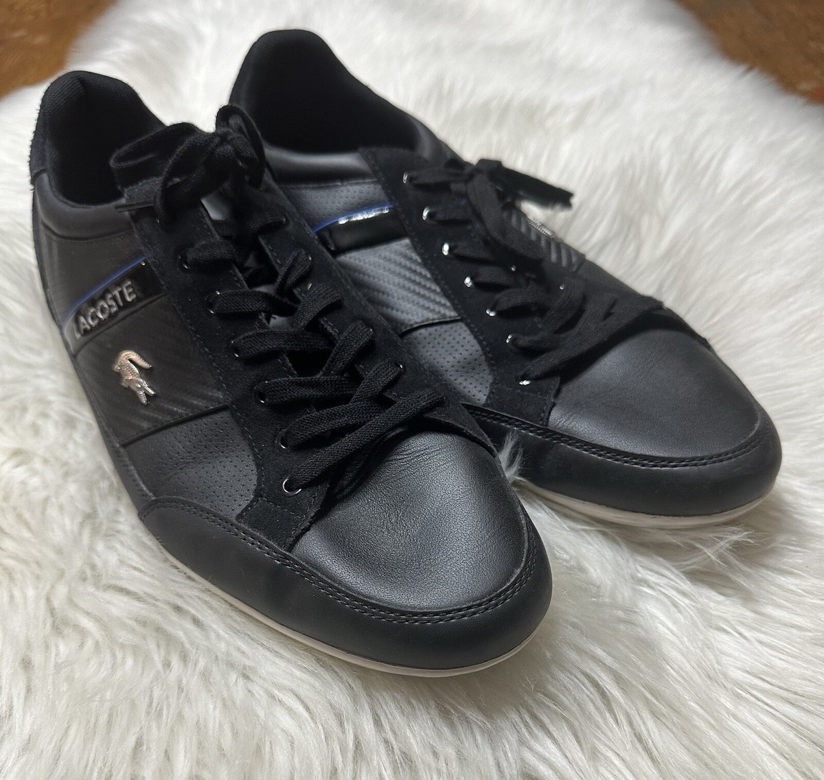 LACOSTE MENS CHAYMON 120 U CMA SNEAKER 39CMA0081-011 Size 13