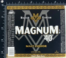 Magnum 40 Malt Liquor Label - WISCONSIN