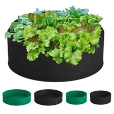 Garden Raised Fabric Bed Planting Bag 50/100Gallon Flower Plant Vegetable Grow