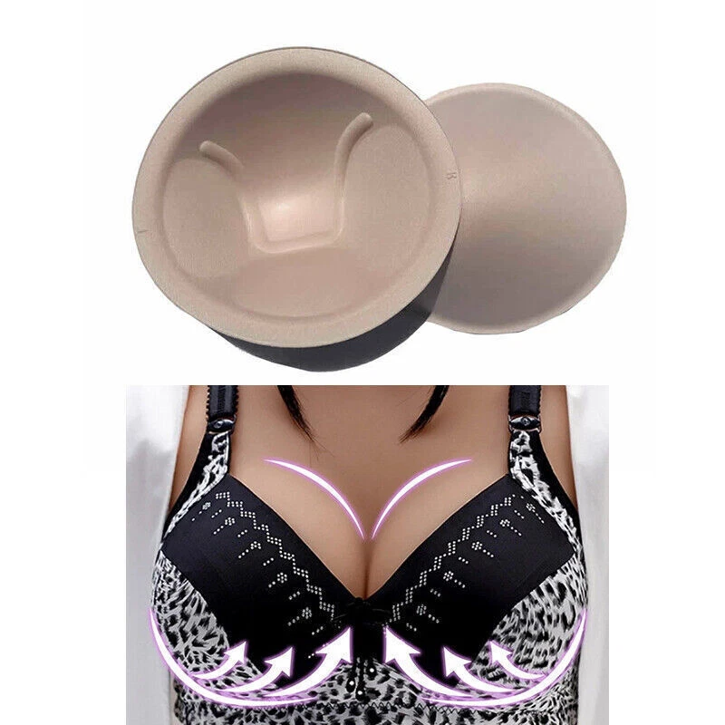 Silicone Cleavage Enhancer Breast Pushup Pad Bra Insert S Size