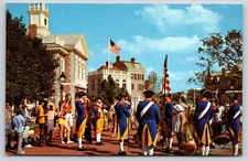Theme Park~Liberty Square Fife & Drum Corps Walt Disney World~Vintage Postcard