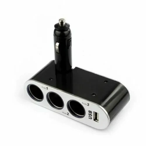 Socket Splitter Dc 12v Charger Adapter