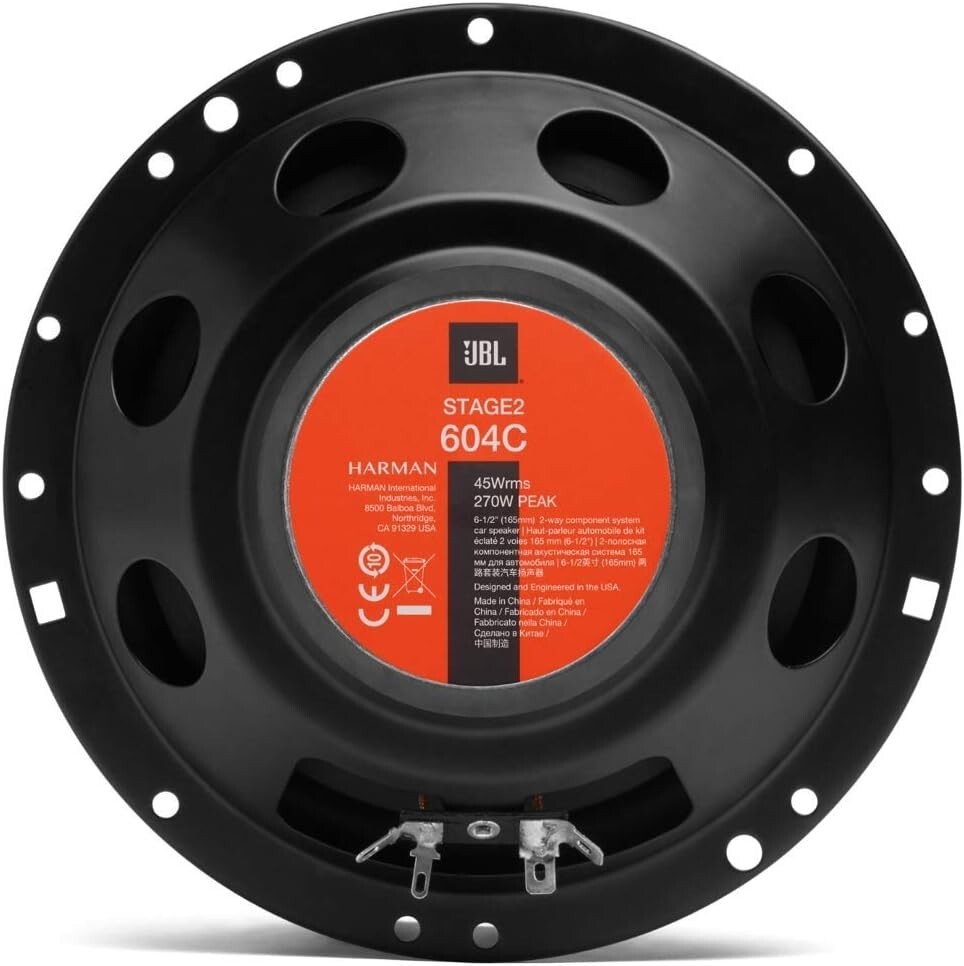 JBL STAGE 2 604C 65 Компонентные динамики 6-12 Вт Решетки Твитеры Кроссоверы