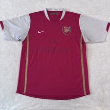 Arsenal 2008 2009 Home Soccer Jersey Football Shirt Nike Mens size Large to XL