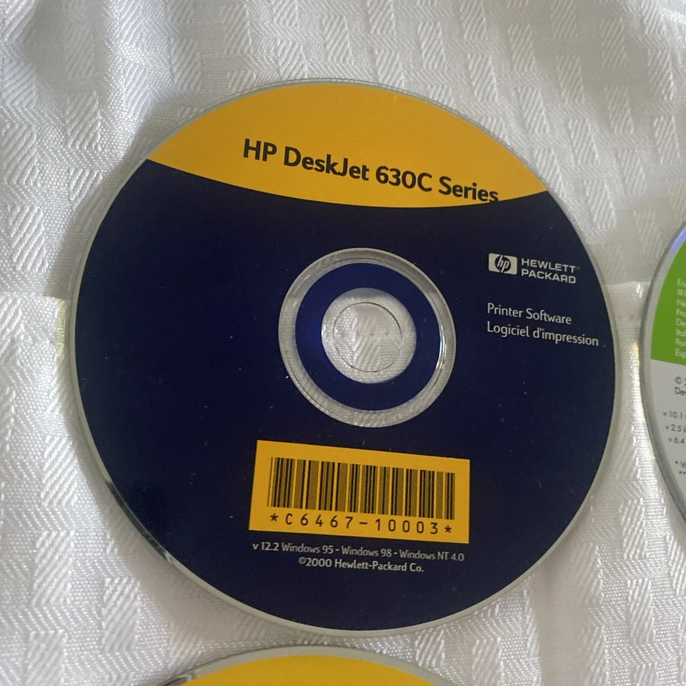 HP DeskJet 630C, 3840 & 810C + officejet 6100 Series CDs Free Shipping - Image 3 of 4