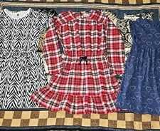 Girls Lot Of Dresses Size 10/12 Hannah Andersson & Tea Collection 