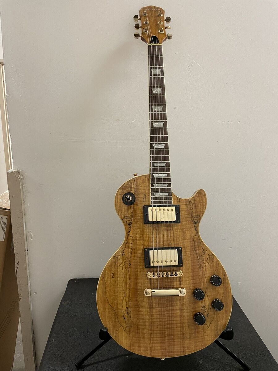 Maestro Les Paul type Spalted Maple Top Gibson Electric Maestro Les Paul type Spalted Maple Top Gibson Electric