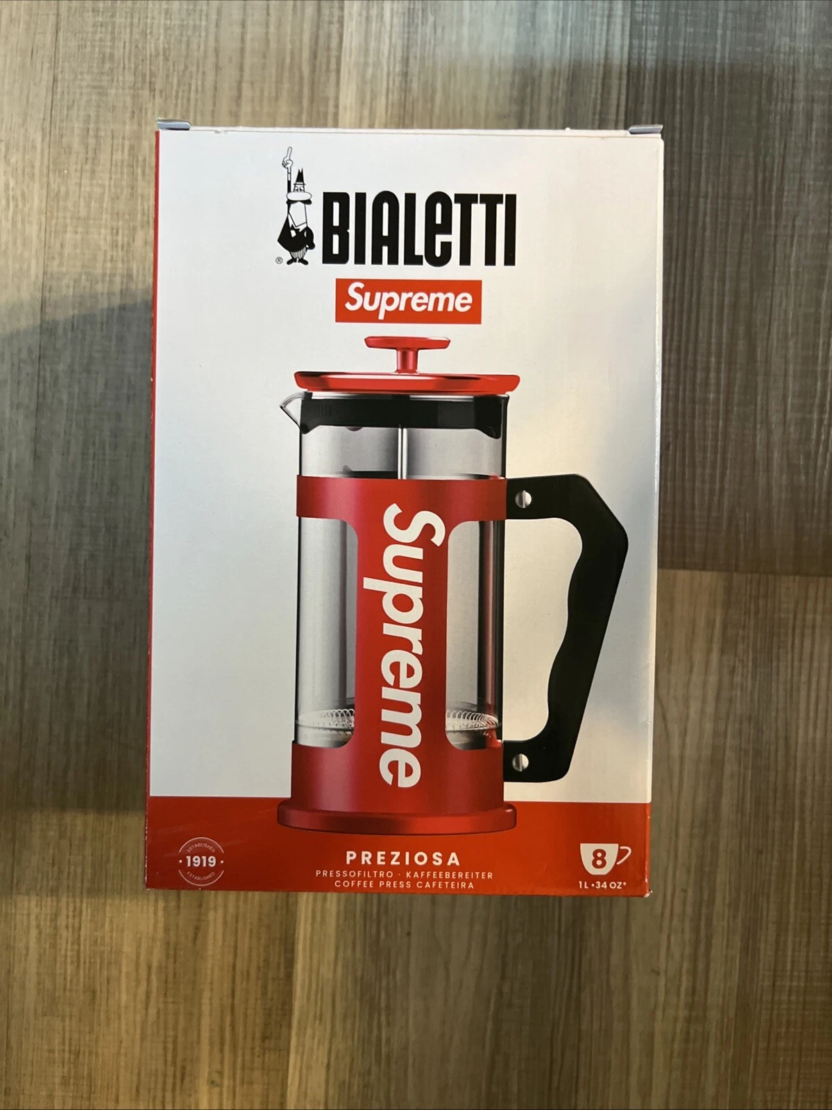 SUPREME®/BIALETTI® 8-CUP FRENCH PRESS coffee
Opens in a new window or tab