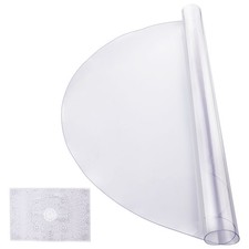 Uimoso PVC Table Protector 42Inch Round Clear Plastic Desk Protector 2.0mm Thick