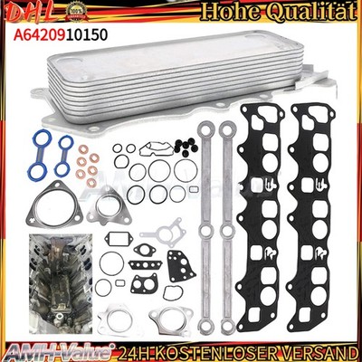 Dichtung Reparatur Satz inkl + Ölkühler Kit Für Mercedes 350 CDI Motorco OM642