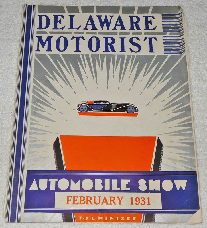 February 1931 Delaware Motorist Magazine Delaware Automobile Assoc Wilmington DE
