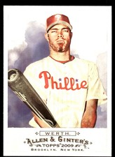 Jayson Werth 2009 Topps Allen & Ginter #156 Phillies MLB READ FREE SHIPPING