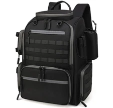 Lixada Fishing Backpack Waterproof Fishing Tackle Storage Bag With 4 Trays