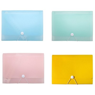 Water Resistant Multi Layer Exam Paper Hold Plastic Document Case