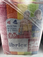 IBRICK Large Foam Rubber Building Blocks MAX 50 Count Creative, Education. NEW