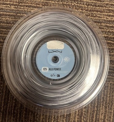 Luxilon Alu Power 125 16 L Gauge 688 Ft Tennis String Reel - USED