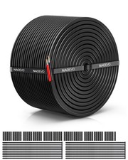 12 Gauge Wire 100FT Electrical Cable Stranded PVC Cord Flexible NAOEVO Conductor