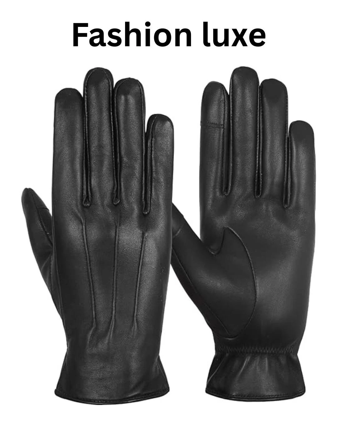 Leather Winter Gloves for Men Sheepskin Driving Gloves
Opens in a new window or tab