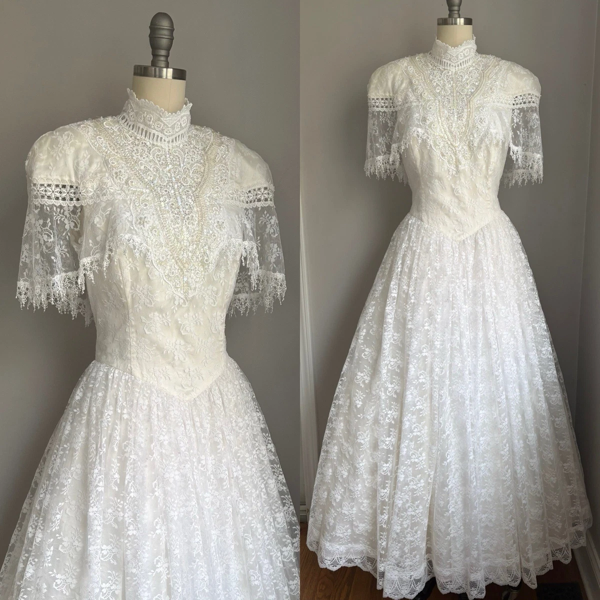 chinese dress ladies Ti Amo Lace Bust Long Sleeve Mini Dress White main image 0