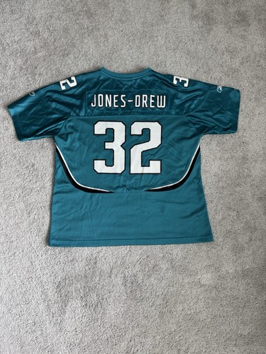 Reebok Women's NFL Jersey Jacksonville Jaguars Jones-Drew Teal Size XL - Picture 2 of 5