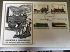 GB STAMPS RARE FIRST DAY COVER 1975 RAILWAY BENHAM WOOD CUT