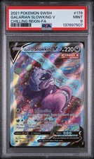 2021 Pokemon Galarian Slowking V PSA 9 Chilling Reign-FA #179/198