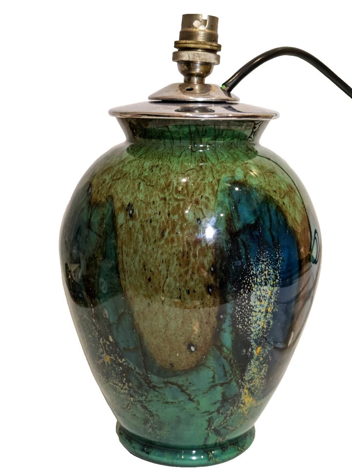 Art Deco WMF Ikora Green Glass & Chrome Lamp, 1930s - Image 3 of 4