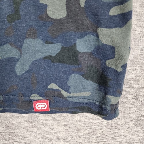Ecko Unltd Shirt Mens Size XL Blue Camo Sleeveless Tank Tee - Picture 9 of 10