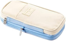 Large Storage Pencil Case Pen Bag with Zipper Big Capacity Pouch Organizer for O