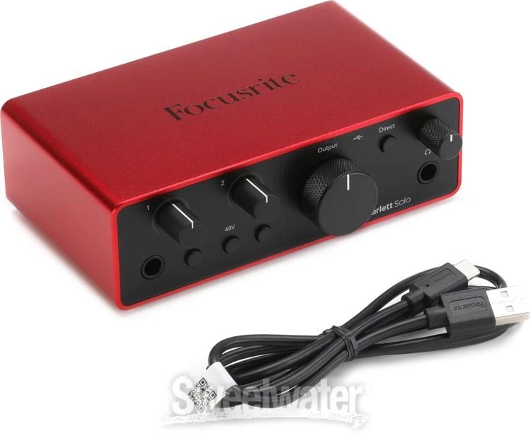Focusrite Scarlett Solo 4th Gen USB Audio Interface - Image 3 of 4