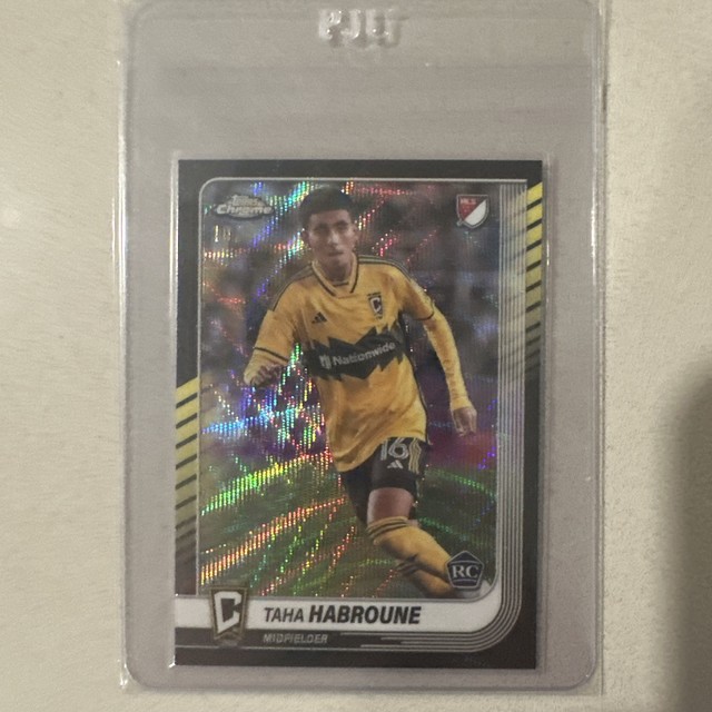 Taha Habroune Columbus Crew Rookie 10/10 — 2025 Topps Chrome MLS