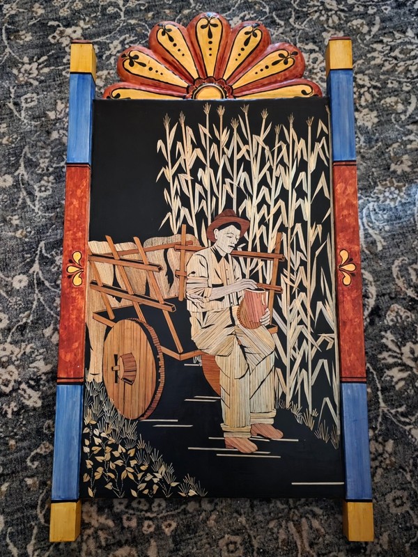Retablo Signed by Jean Anaya Moya : Mid-Day Break 2012