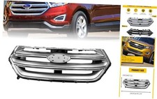 Front Bumper Grille For 2015-2018 For-d Edge Front Grill Bumper Guard Cover