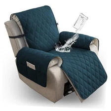 100% Waterproof Recliner Cover - Recliner Cover with Non-Slip 28" Dark Green