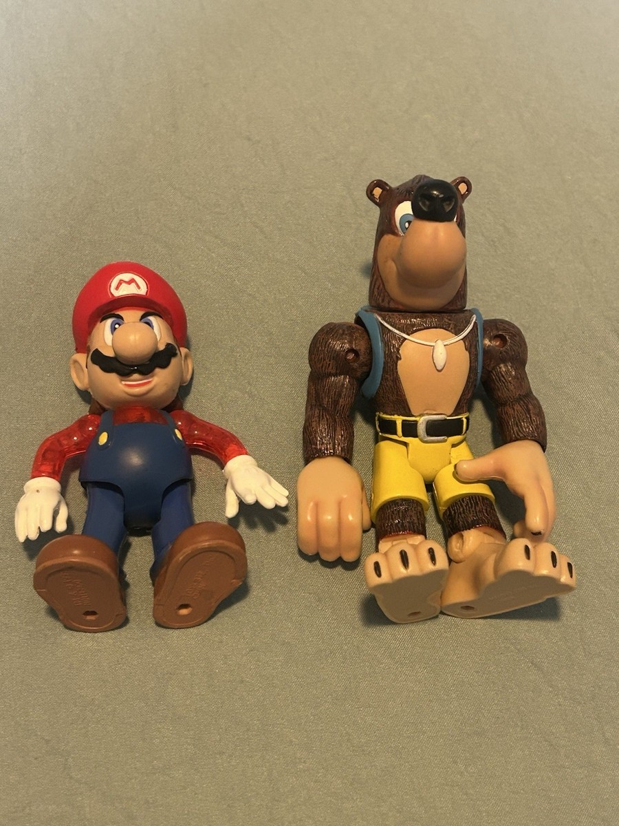 Mario Kart 64 Diddy Kong Racing Banjo Kazooie Figure Set (ToyBiz