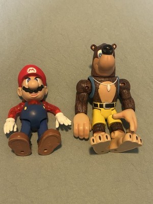 Mario Kart 64 Diddy Kong Racing Banjo Kazooie Figure Set (ToyBiz