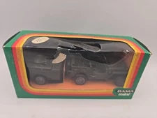 Vintage Gama mini Jeep & Trailer Model #90397 New In Original Worn Packaging