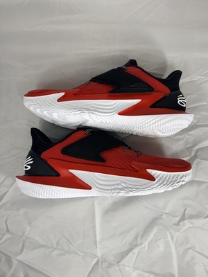 NEW RARE Men's 11.5 Under Armour Steph Curry Fox 2 6011008-008 Red and Black