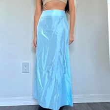Light blue vintage maxi skirt