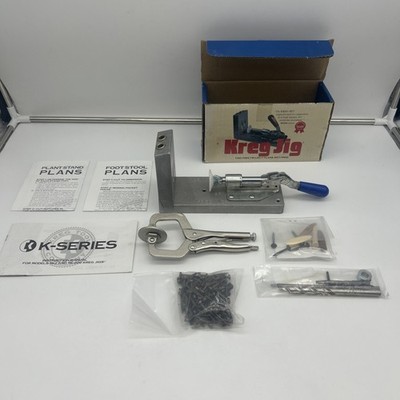 Kreg Jig Kit Master Pack K2-MP Pocket Hole Jig Kit Made In USA - Used Excellent