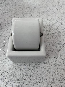 Vintage Sengbusch Milwaukee Ceramic Roller Office Desk Accessory