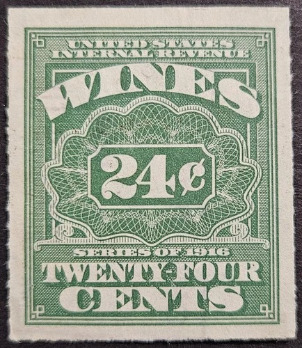 US Stamp Collection - Revenue - Cordial & Wine - Scott # RE42 - MNG