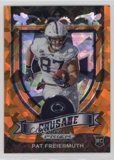 2021 Panini Prizm Draft Picks Crusade Orange Ice Prizm Pat Freiermuth #173 0rb