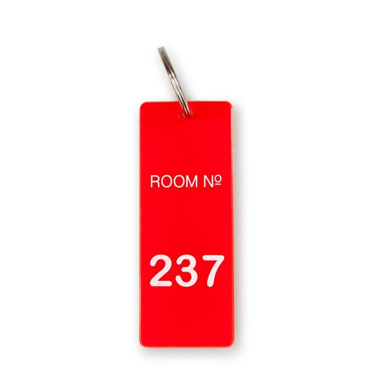 The Overlook Hotel Room 237 Keychain | Room Key Tag Replica from